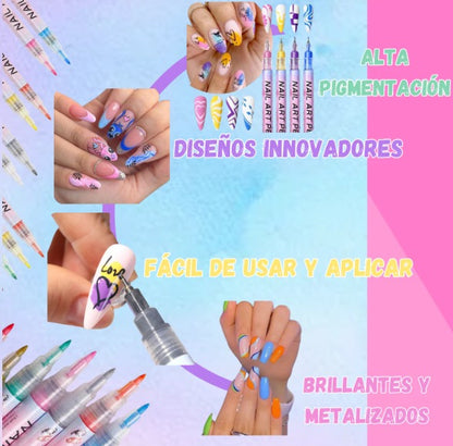 💅🏻Marcadores de uñas x12💅🏻