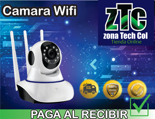 ✅ CAMARA WIFI 3 ANTENAS⭐